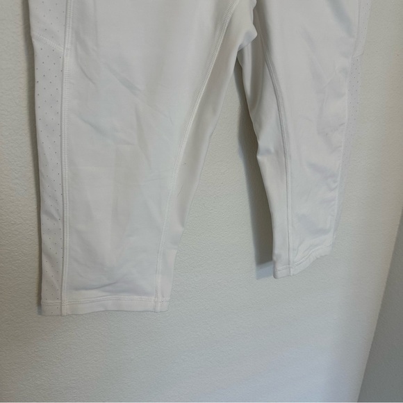 Lululemon Mind Over Miles Crop Leggings 17" Inseam White Size 10 Women’s - Picture 5 of 10